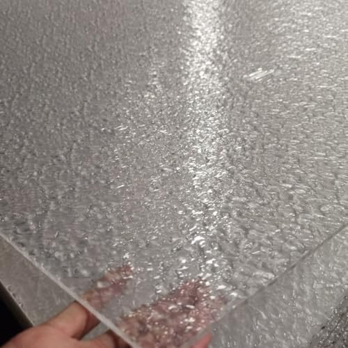 Set of 2 Acrylic Stone Sheet Texture, 1/8'' Thick PMMA Wave Rippe Sheet,Crystal Plastic Acrylic Sheets for DIY Crafts,Advertising,Sign,Display Cases (1/8'' Thickness, 12''x12'') - size: 12''x12''