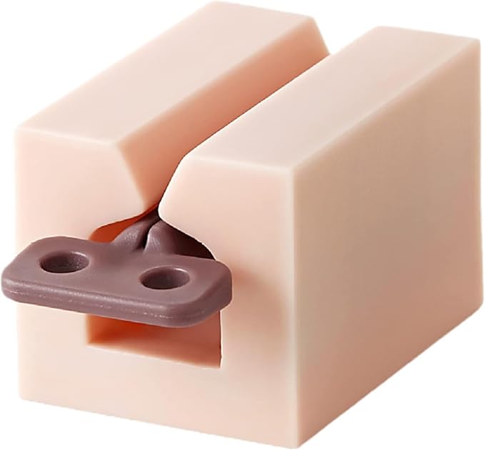 Toothpaste Squeezer Plastic Rolling Tube Toothpaste Dispenser Rotate Toothpaste for Seat Holder Stand Toothpaste Roller Toothpaste Squeezer Tube Roller (Pink)