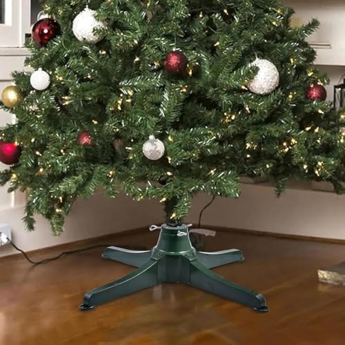 360-degree Rotating Christmas Tree Stand, Home Garden Artificial Tree Stand, Suitable for Shopping Malls, Home Use (80cm)