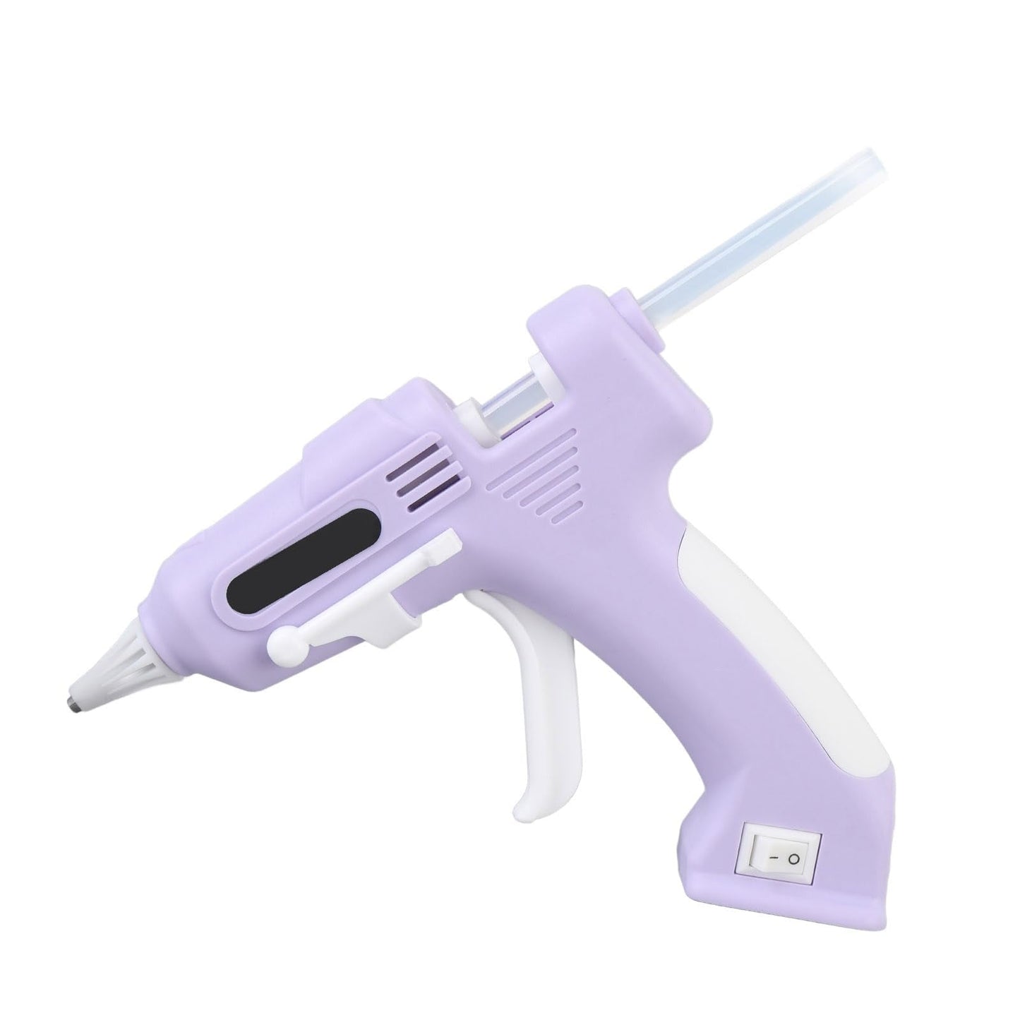 Cordless Glue Gun, Mini Glue Gun, with 10 Glue Sticks, Cordless Hot Melt Glue Tool, Rechargeable Hot Glue Gun Kit, for DIY Gift Craft Decor (Violet)