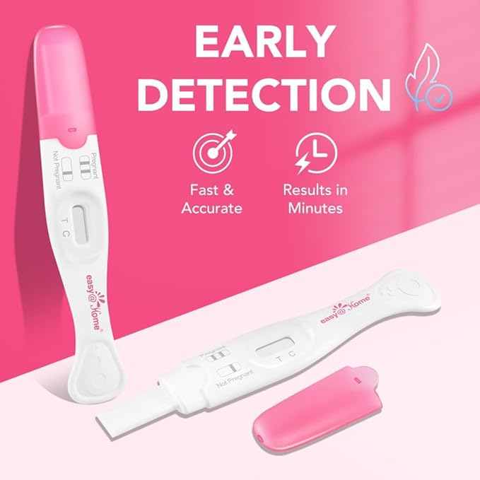 Easy@Home 20 Pregnancy Test Strips & Pregnancy Test Sticks: Early Detection & Reliable 5 Count
