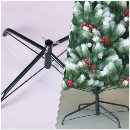 2pcs Green Metal Quadripod Christmas Tree Stand Holder for Home Use