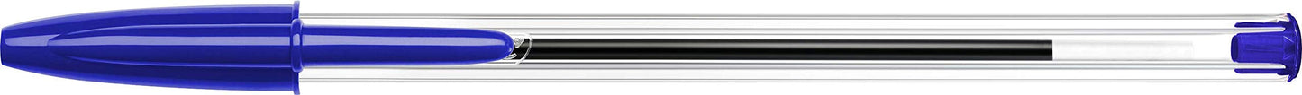 BIC Cristal Original Ball Pens Medium Point (1.0 mm) - Blue, Box of 150 [Amazon Exclusive]