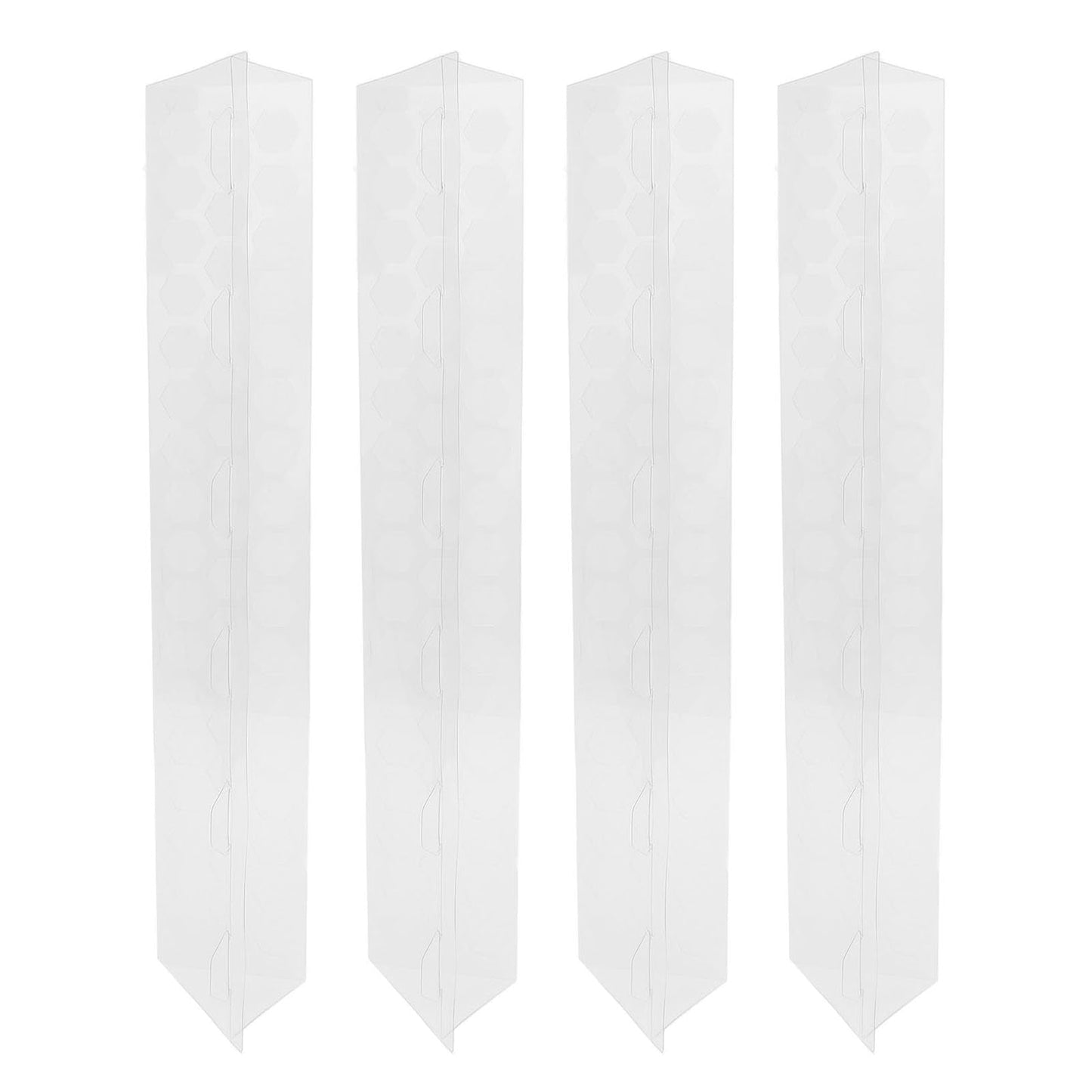Zopsc Plastic Moss Poles for Monstera, Small Medium Climbing Plants, 17 Inch Stackable Plant Support for Indoor Outdoor Potted Plants (4PCS)