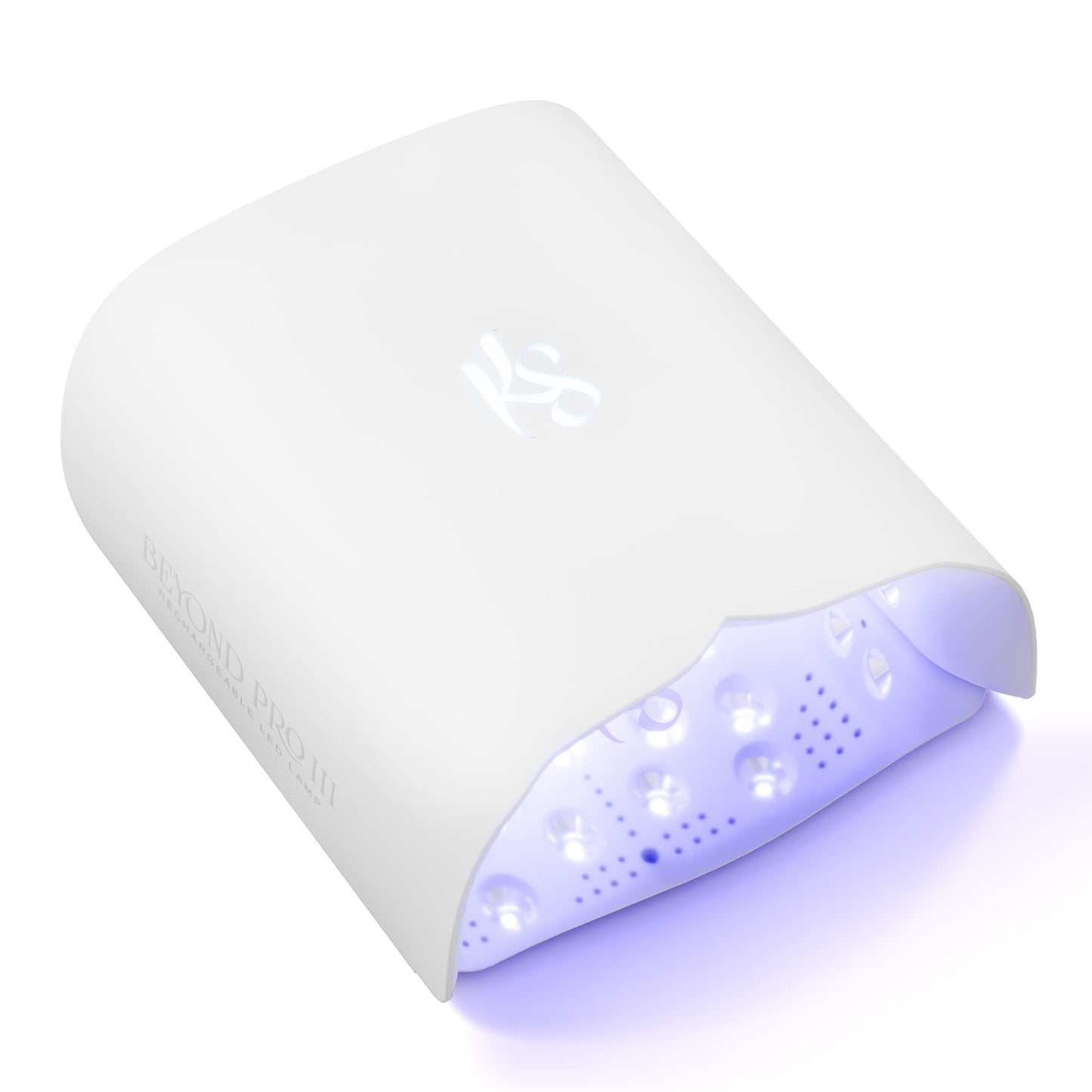 KIARA SKY Beyond Pro V3 UV LED Nail Lamp White – Cordless Rechargeable Gel Lamp w/Smart Sensor, Flashcure Low Heat Mode, Full-Hand Coverage & Timer for Gel Polish, Builder Top Coat