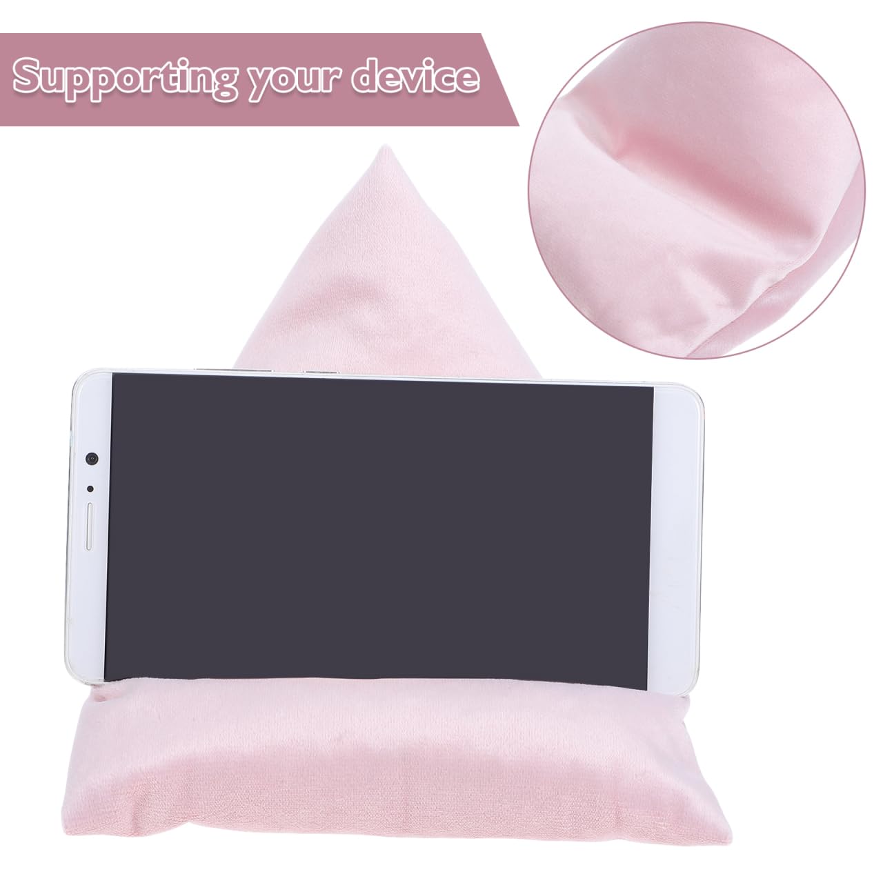 FELTECHELECTR Multi-Angle Tablet Pillow Stand Cushion for Reading Watching Videos and Browsing for Bed Couch Floor Use