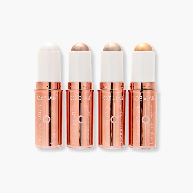 Rise and Shine Highlighter Stick Silver Glow – Long-Lasting Creamy Glow, Buildable Shimmer, Easy Application, Vegan & Cruelty-Free 8g/0.28fl.oz，pack of 1