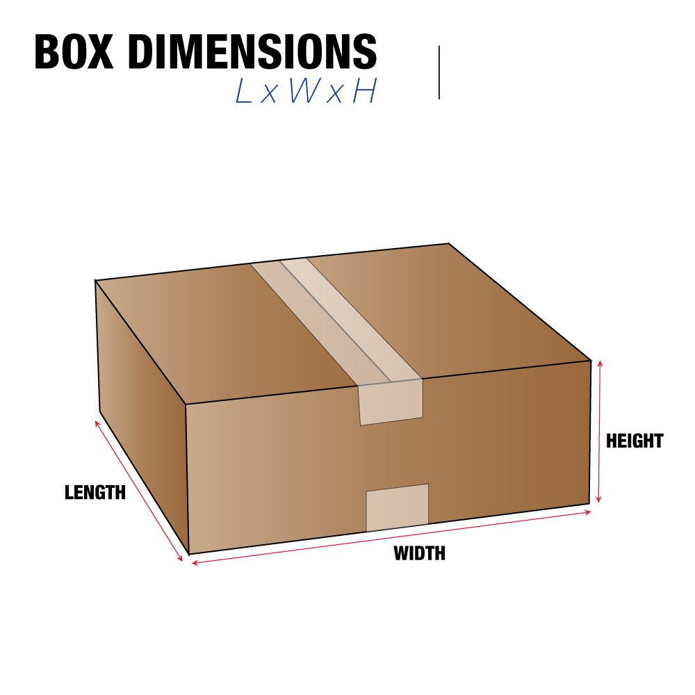TAPE LOGIC 22x12x6 Flat Corrugated Boxes, Flat, 22L x 12W x 6H, Pack of 25 | Shipping, Packaging, Moving, Storage Box for Home or Business, Strong Wholesale Bulk Boxes