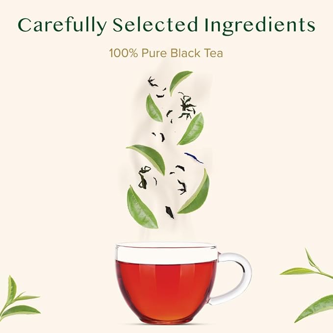 VAHDAM, Assam Black Tea Leaves (340g/12oz) 170+ Servings | High Caffeine, Non GMO, Gluten Free | STRONG, MALTY & RICH | Pure Unblended Single Origin Black Loose Leaf Tea | Vacuum Sealed