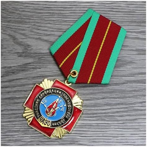 Soviet Medal Ukraine Chernobyl Nuclear Power Plant Explosion Medal Replica Badge(C)