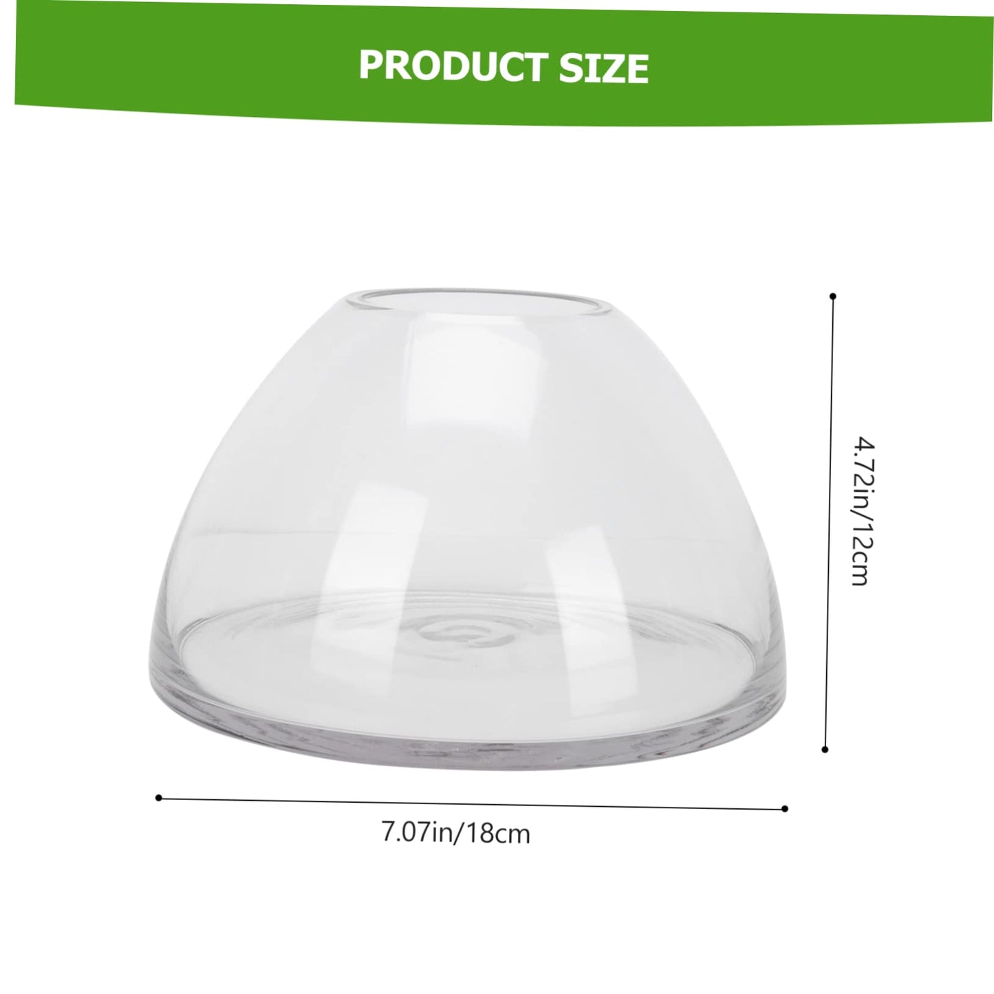 FONDOTIN Micro Landscape Bottle for Home Decor Borosilicate Glass Terrarium Holder Decorative Plant Ecosystem Container for Small Indoor Plants