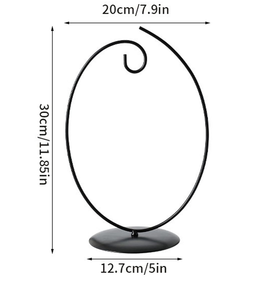Maibloln Ornament Display Stand Hanger Rack Hook Chrismas Ornament Party Decoration Holder Air Plant Flower Pot Hanging Terrarium Home Office Decoration(Egg-Style)