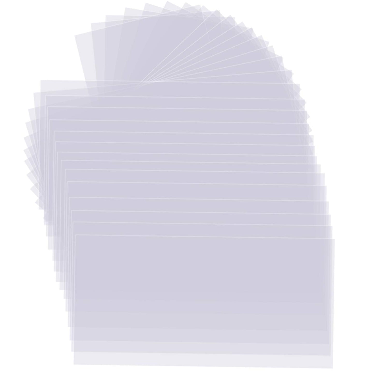 KOHAND 30 PCS Clear Blank Stencil Sheets 12 x 24 Inches, 6 mil Blank Mylar Templates, Large Blank Stencil Material for Making Your Own Stencils