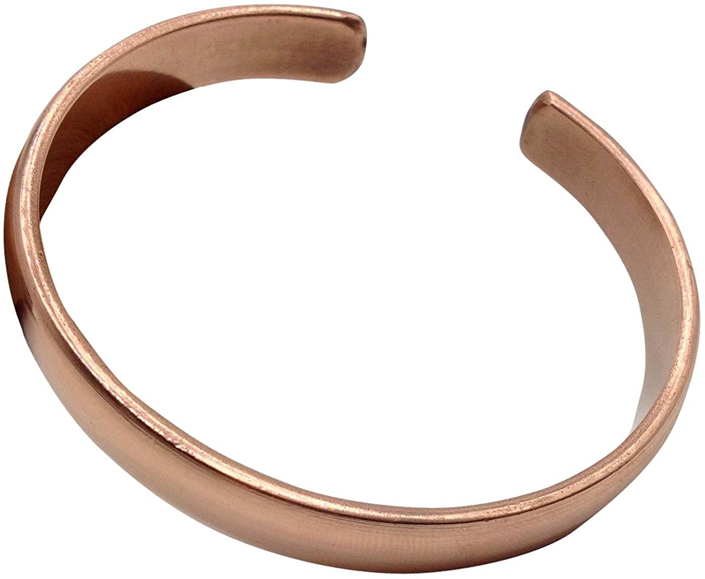 Wonder Care WC 100% Pure Copper Bracelet for Men & Women Solid Copper Cuff Adjustable size for gift Rakhi for brother Bhaiya Bhabi Rakhi Set Jewelry Gift