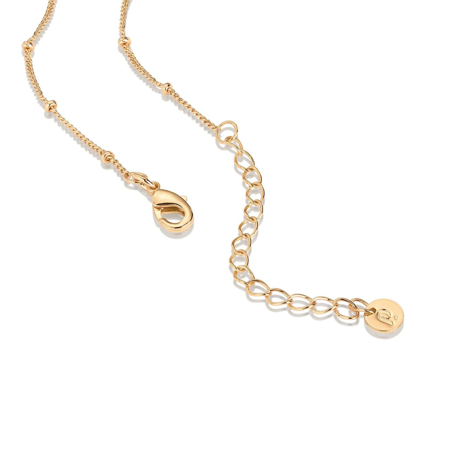 PAVOI 14K Gold Plated Horizontal Bar Necklace l Pendants for Women (Yellow Plated, Horizontal Bar)
