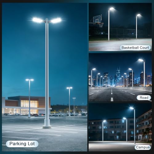 350W LED Parking Lot Light Dusk to Dawn Photocell 5000K Commercial Outdoor Area Light IP65 Waterproof 100-277V 52500LM Wall Mount - size: 350W Wall Mount