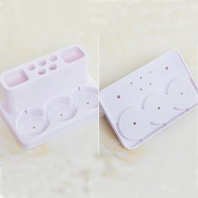 Toothbrush Toothpaste Holder Stand for Bathroom Storage Organizer