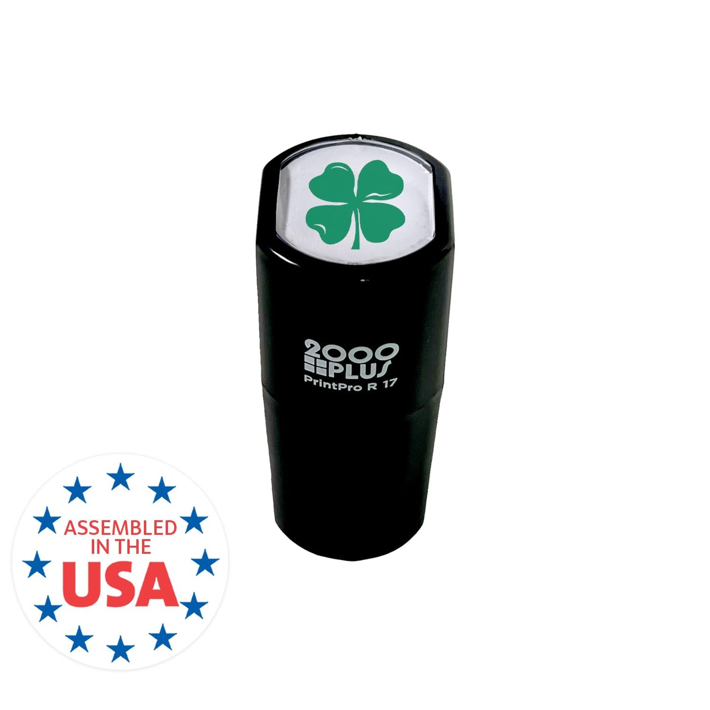 Four Leaf Clover Stamp / 2000 Plus Self Inking St. Patrick's Day Stamper / 9/16" Small Imprint Teacher Reward Rubber Stamp/Lucky Planner Worksheet Spring Holiday Stamp