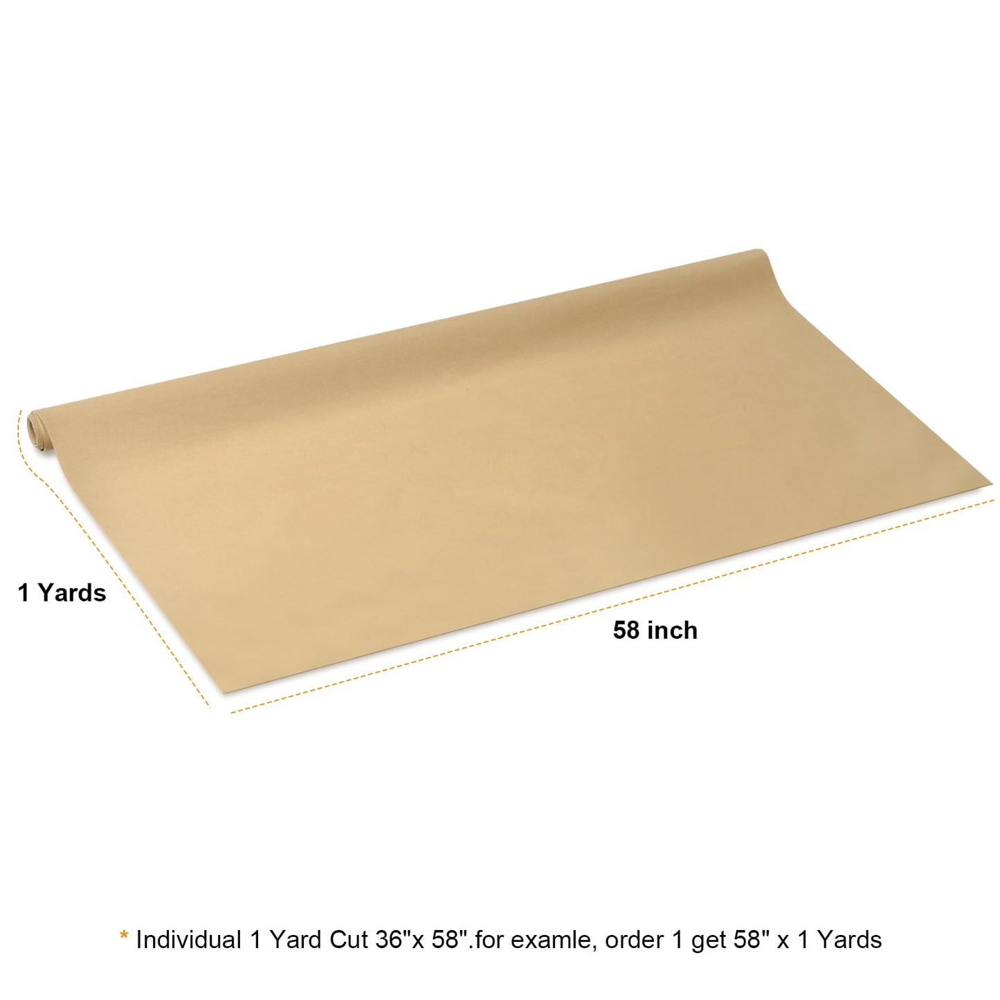 Waterproof Canvas Fabric - 58" Wide 600D Upholstery Polyester Material - Durable Indoor Outdoor Water Resistant Fabric for Furniture Cover Cushion Home Awning Tent (Birch, 1 Yard)