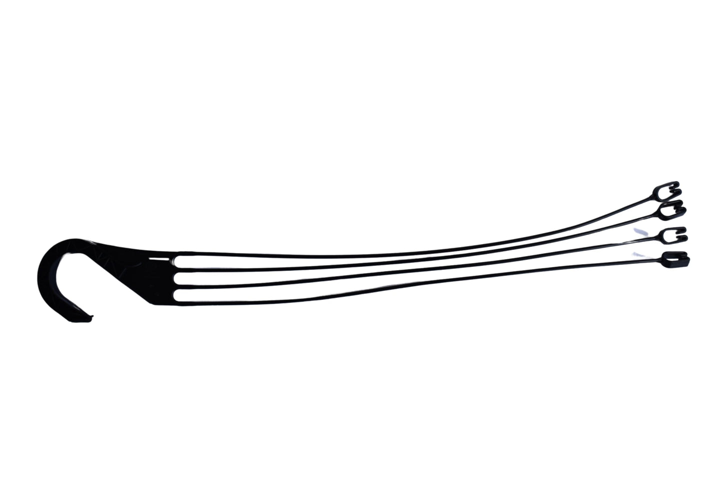 Replacement 4 Strand Plastic Hangers for 12" Hanging Baskets - Set of 5 (Black)