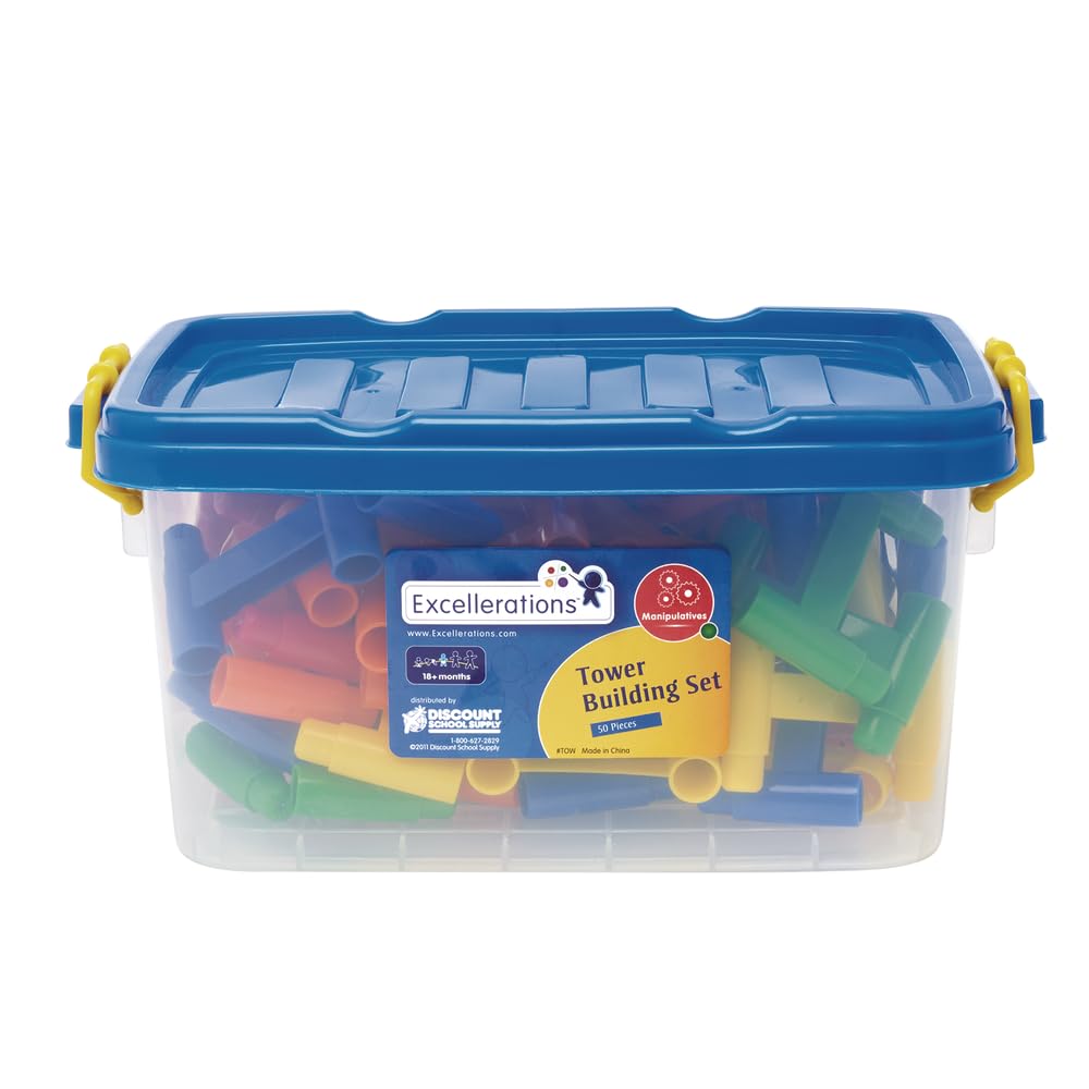 Excellerations Tower Building Set - 50 Pieces (Item # Tow)