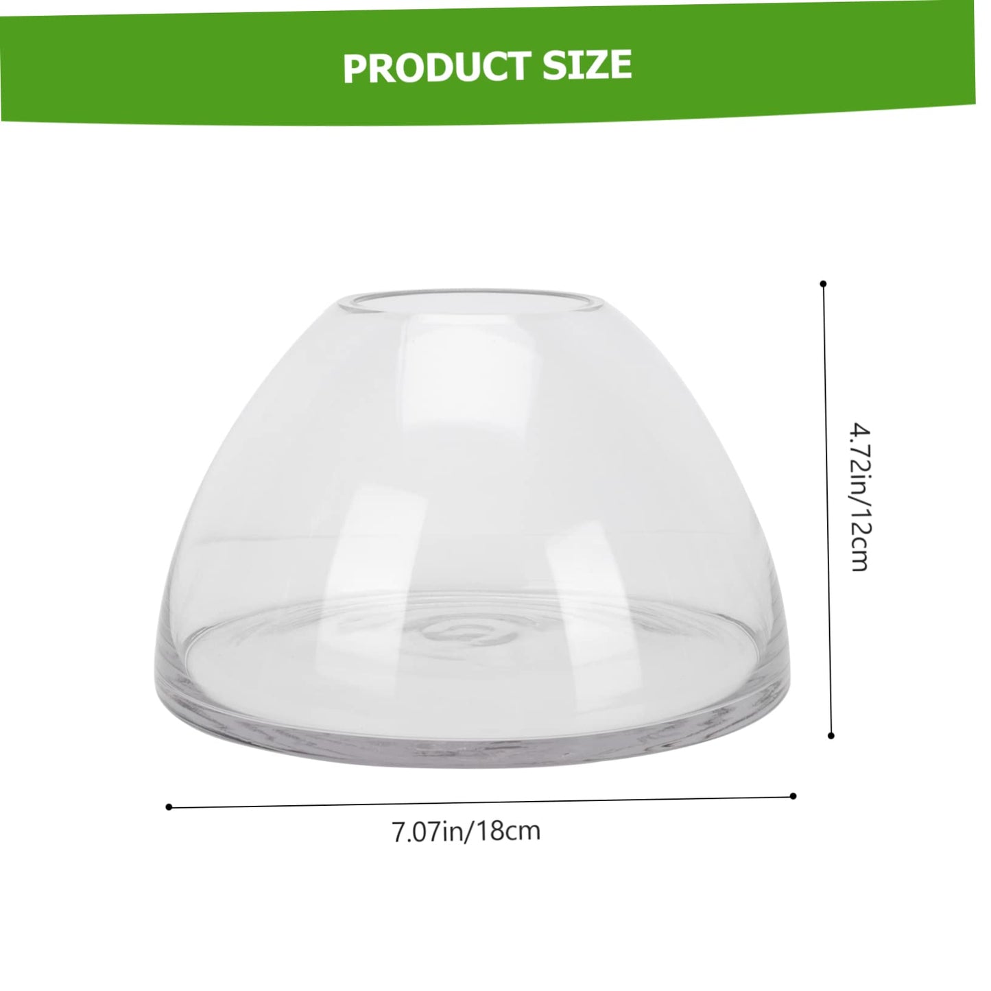 Gogogmee Landscaping Bottle High Borosilicate Glass Terrarium for Plant Decor Wide High Multi-Functional Container for Indoor and Outdoor Use