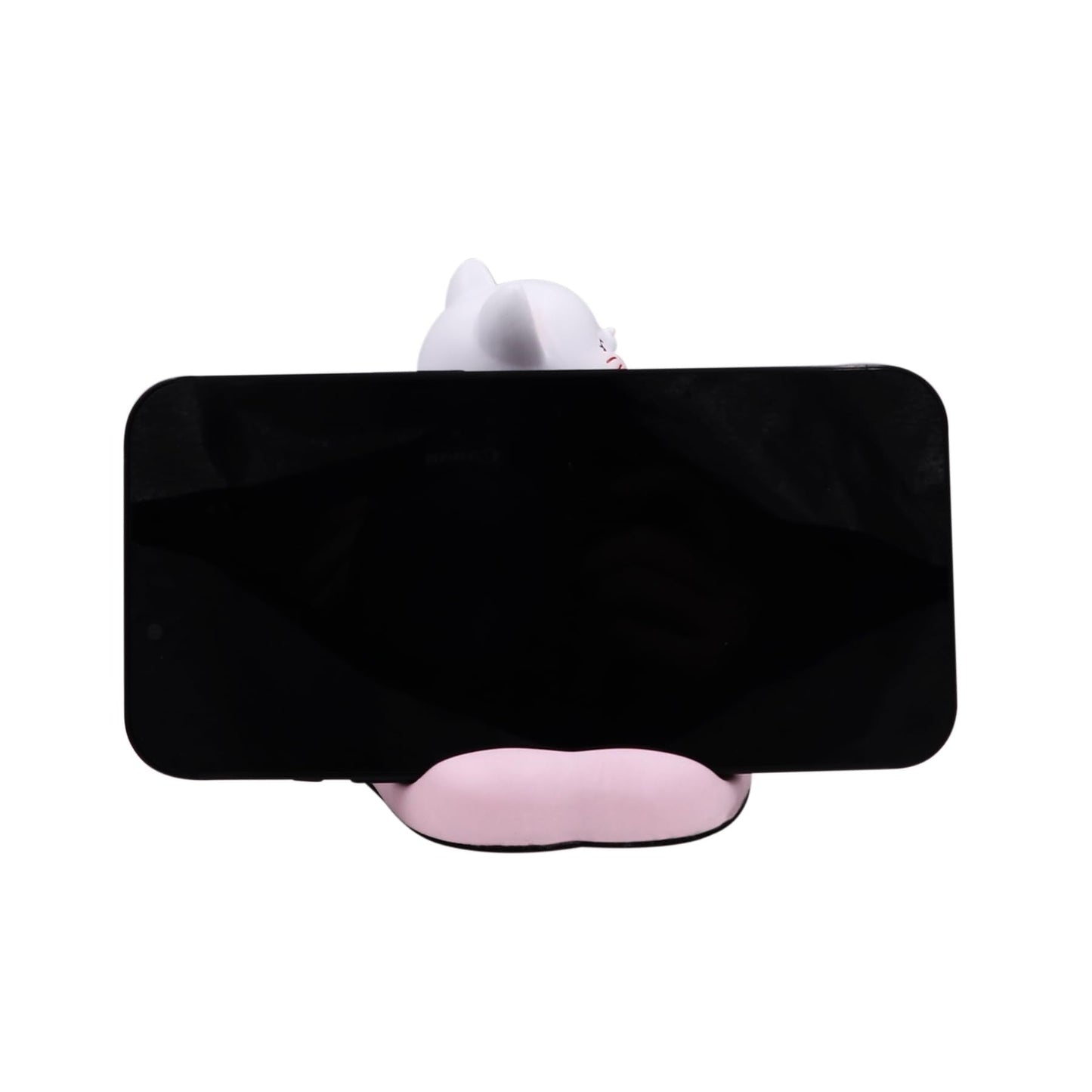 Amamcy Cute Cat Phone Holder Desk Ornament Kawaii Phone Stand Universal Desk Phone Stand for All Mobile Smartphones Tablets