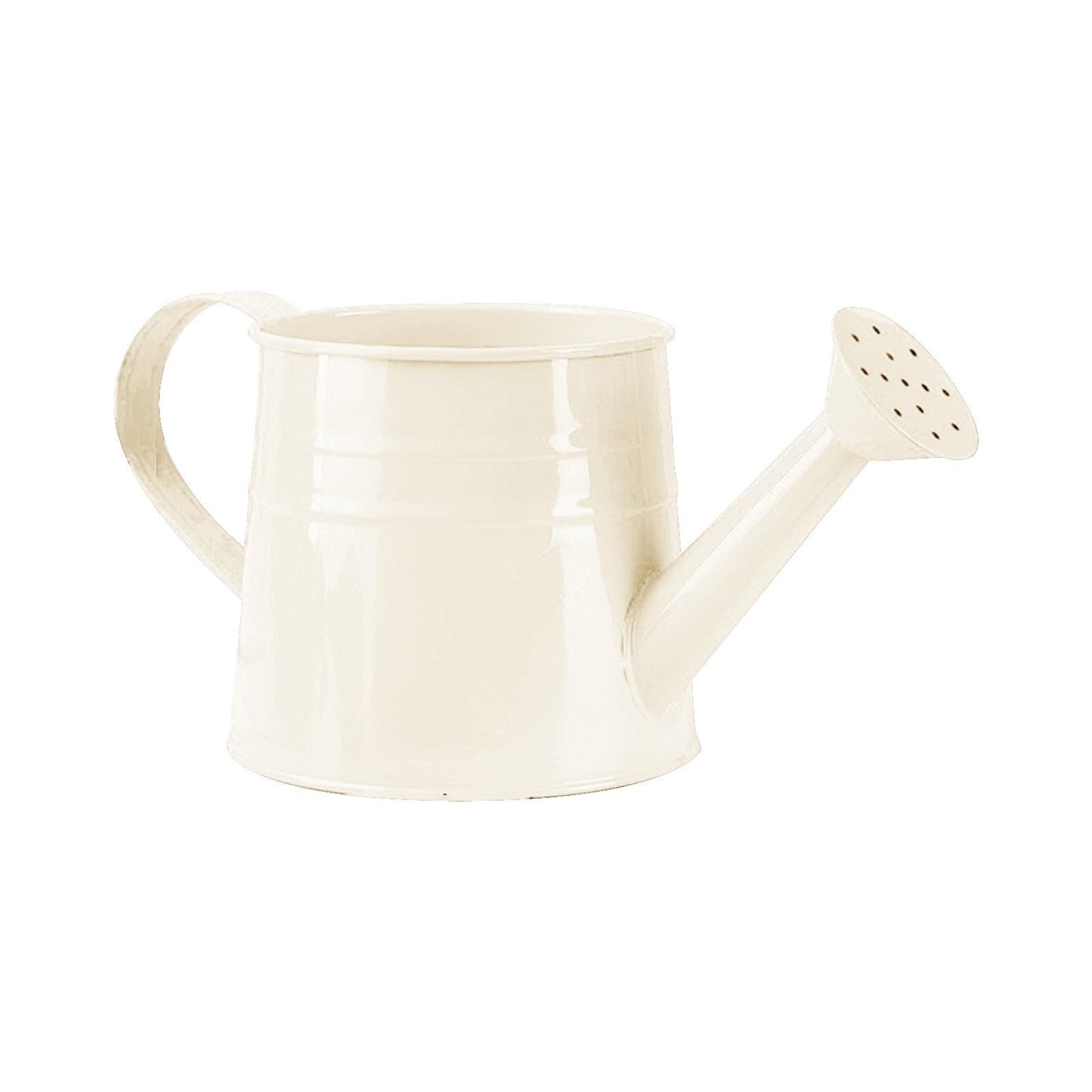 Galvanized Watering Can 1L,Tinplate Watering Kettle with Removable Spout,Garden Decorations,Gardening Tools for Outdoor Indoor Plants Lawn Garden (White)
