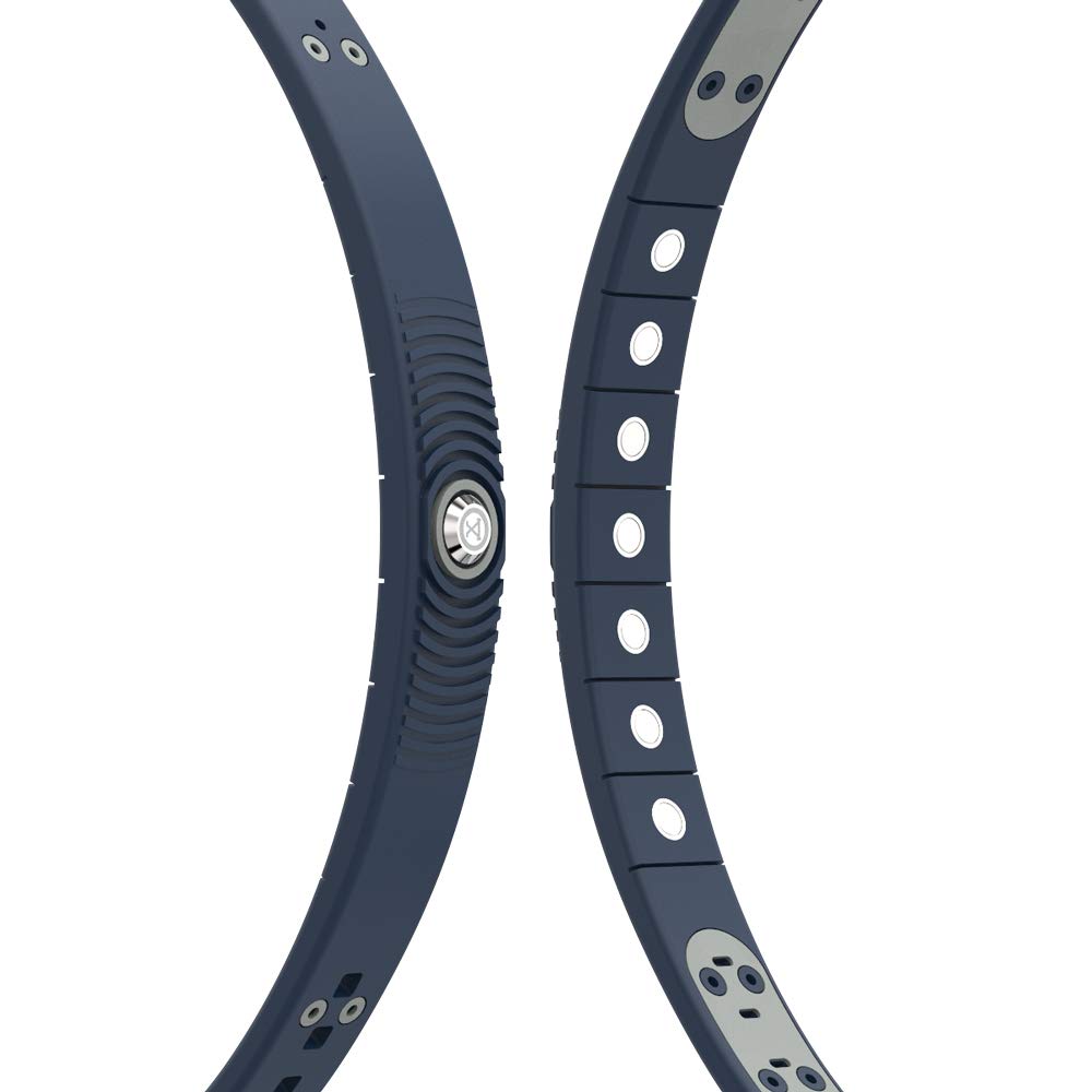 PROEXL 18 MAX Sports Magnetic Bracelet for Men - Waterproof - Breathable Strap - Super Strength - Blue Gray