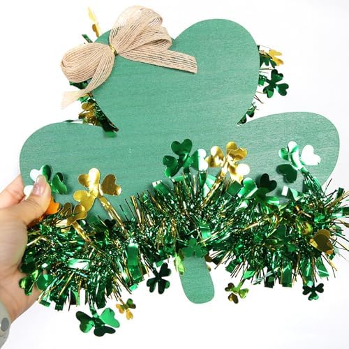 Irish Festival Wooden Door Ornament Wall Hanging for Front Door Mantels Tree Holiday Party Decoration Wooden Party Decoration