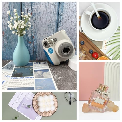 Photo Backdrop Board Studio Kit with 8PCS 16Patterns Food Photography Small Portable Photo Setting Casual Item Photography 16.5 * 11.5 Inch - color: Multi