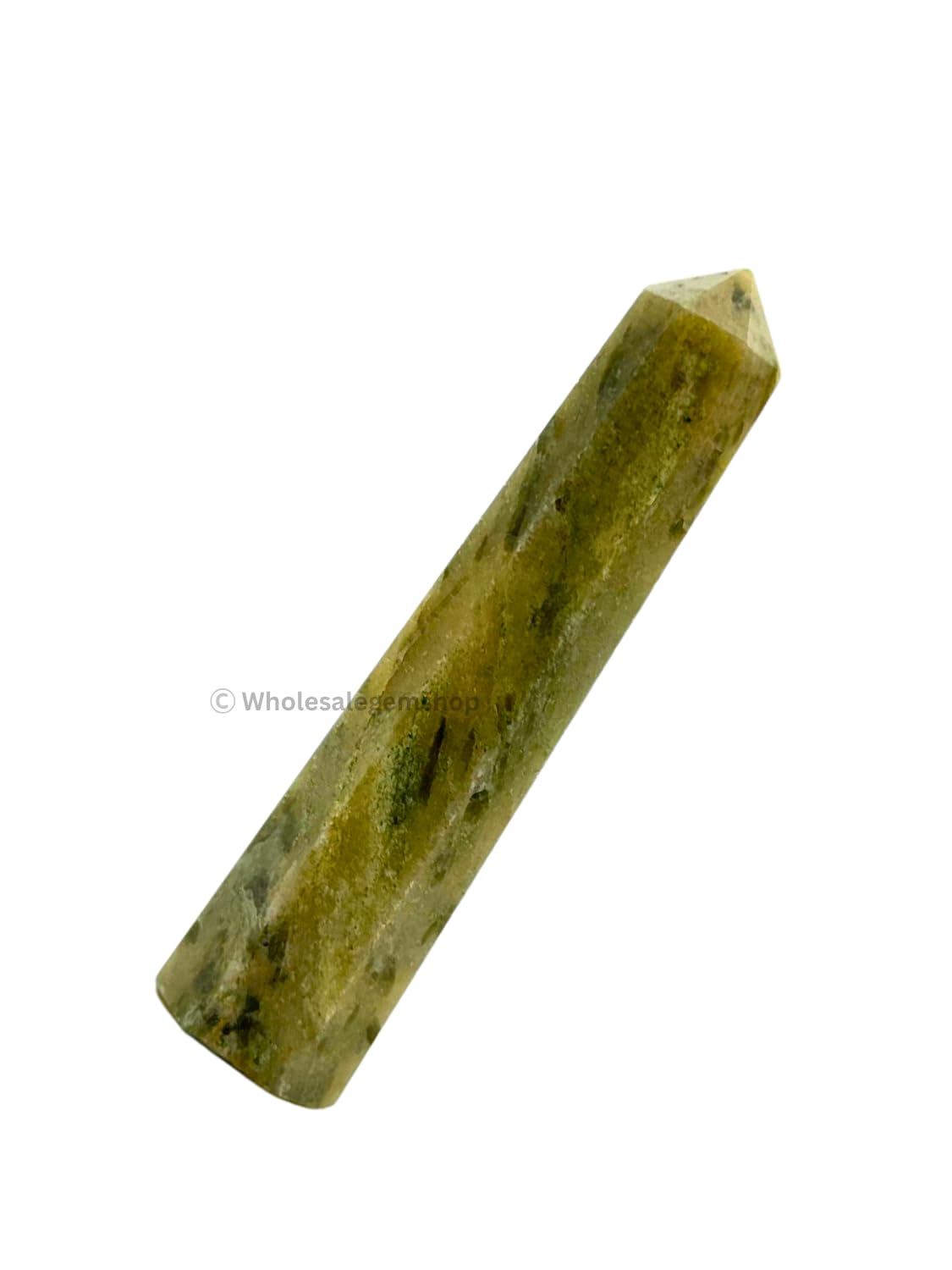 3 Inch Green Kyanite Gemstones Obelisk Tower Jumbo Facet Aura Rock Crystal Natural Polished Earth Wand Spirit