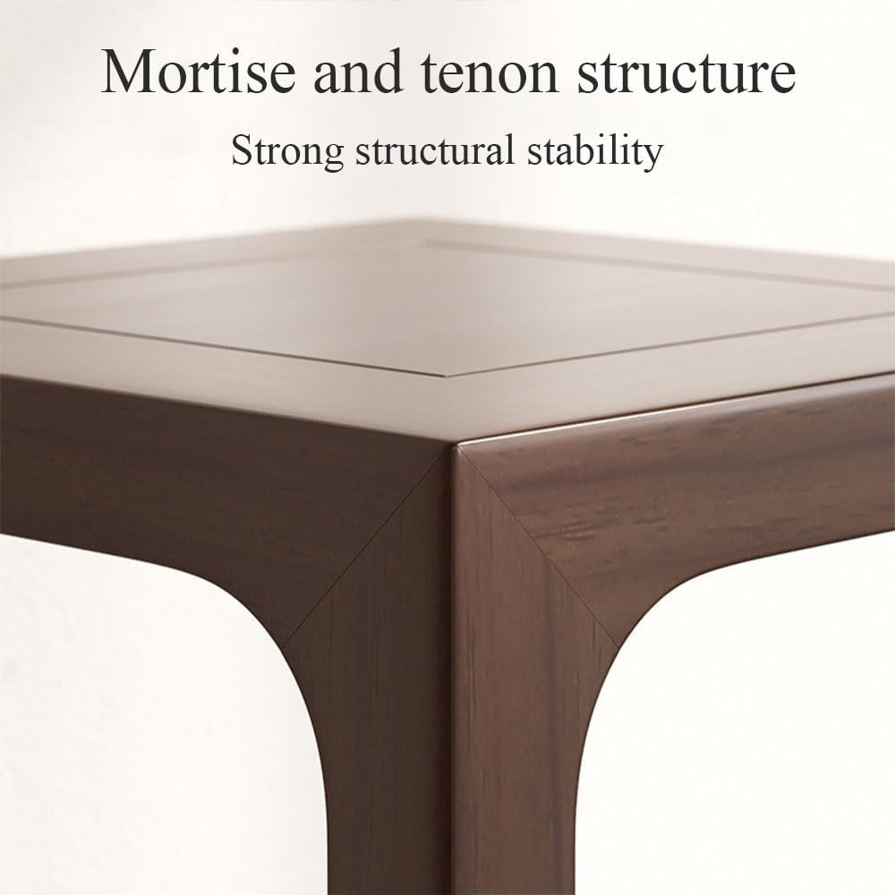 Wood Plant Stand Floor-Standing Display Stand Small Accent Side Table for Sofa Indoor Plant Holder for Living Room Balcony Practical(Brown)