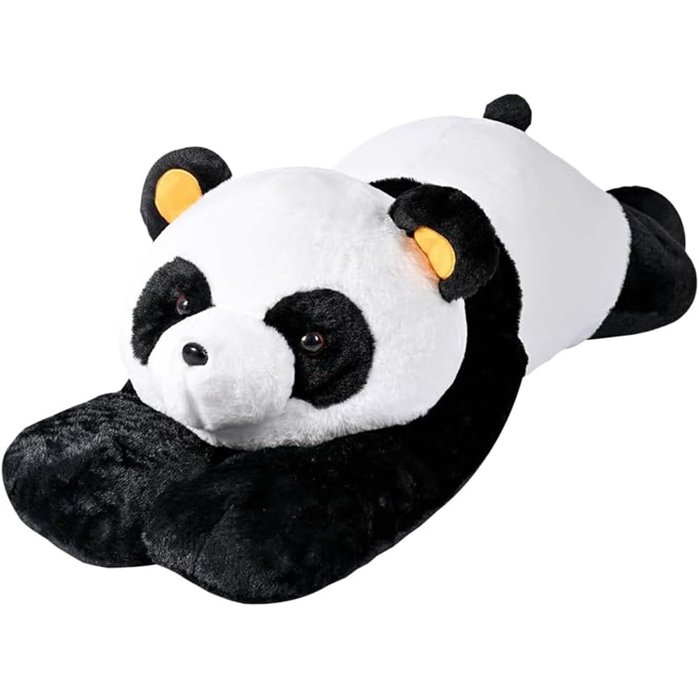 Labauxite Cute Panda Bear Pillow Large Panda Stuffed Animal Plush Toy Soft Hugging Body Pillow for Adults Kids Boys Girls Birthday Gift (47.2 in)