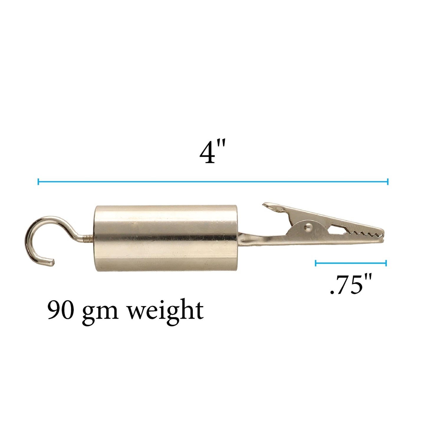 The Beadsmith Kumi Lite Weight, 90gm (3.1oz), with Alligator Clip, Use When Creating Kumihimo Braids, for Consistent Tension When Braiding