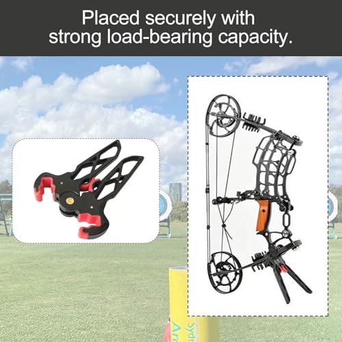 Archery Bow Stand Folding Bow Stands Bow Jack Limbs Clamp Kickstand for Compound Bow Hunting Accessories