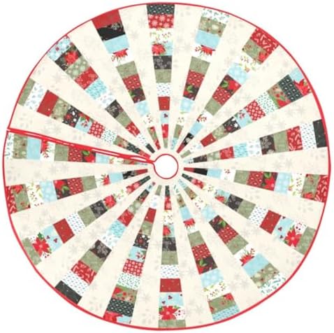 48" Rustic Christmas Tree Skirt Harvest Joy Xmas Tree Mat Decor Holiday Tree Ornaments Vintage Classic Forest Farmhouse Tree Skirts for New Year Festive Party Decorations Fits Most Trees
