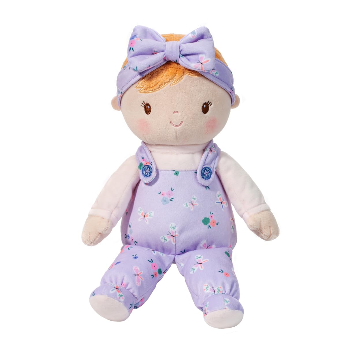 Douglas Willa Butterfly Flower Soft Baby Doll – Soft & Cuddly First Doll for Babies, Infants & Toddlers - 10-inch Sitting and 13-inch Overall Size