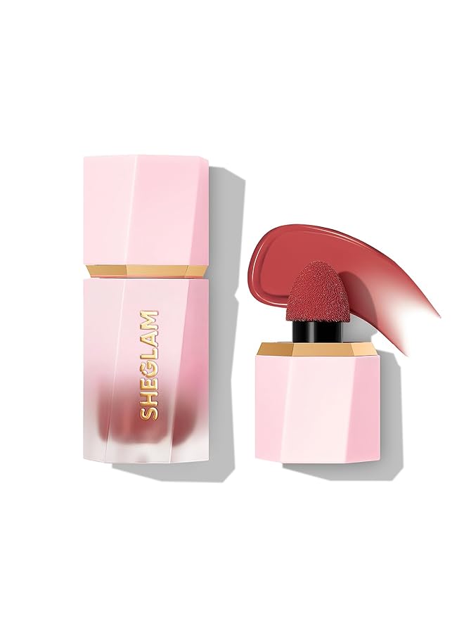 SHEGLAM Color Bloom Liquid Blush Makeup for Cheeks Matte Finish - Swipe Right