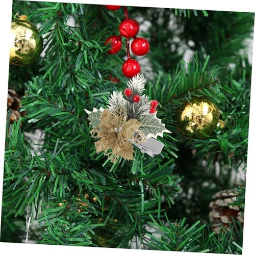 MAGICLULU 100pcs Alligator Clips for Christmas Tree Decorations Flower Clips for Wreaths and Ornaments Secure Grip for Festive Floral Arrangements