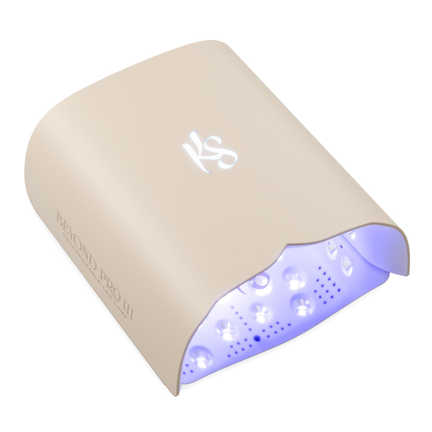 Kiara Sky Beyond Pro V3 UV LED Nail Lamp Tan – Cordless Rechargeable Gel Lamp w/Smart Sensor, Flashcure Low Heat Mode, Full-Hand Coverage & Timer for Gel Polish, Builder Top Coat