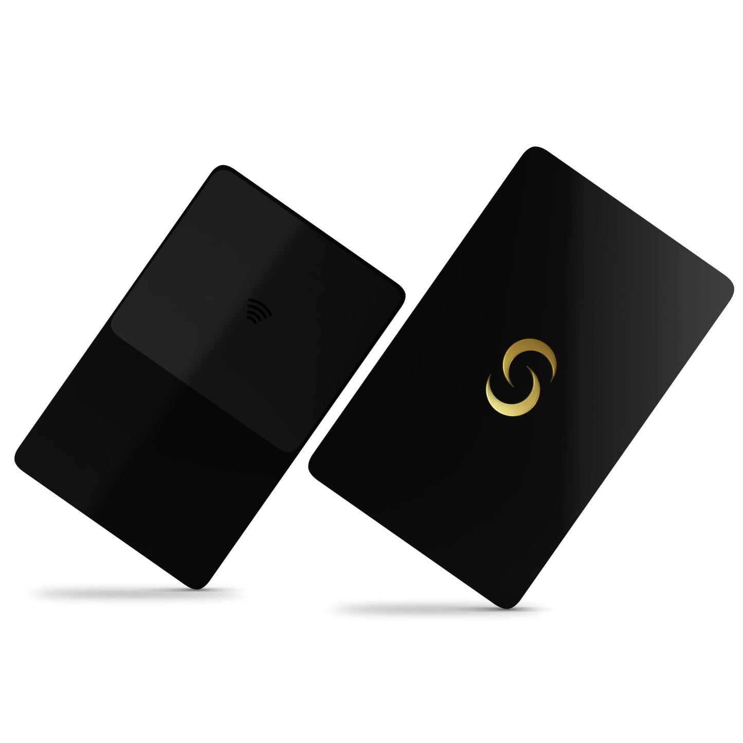 Contact Co. Smart Premier Metal NFC Card, Sleek Smart Business Card with Instant App-Free Sharing, Seamless Tool for Entrepreneurs and More, Gold