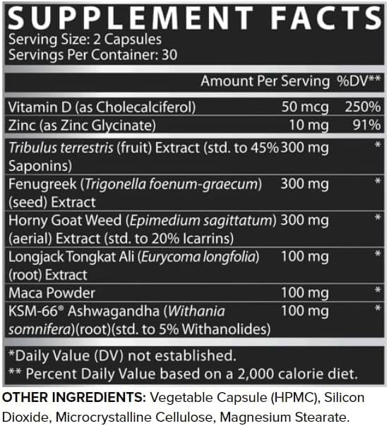Nutrex Research T-UP – Advanced Performance & Recovery Support – 60 Capsules