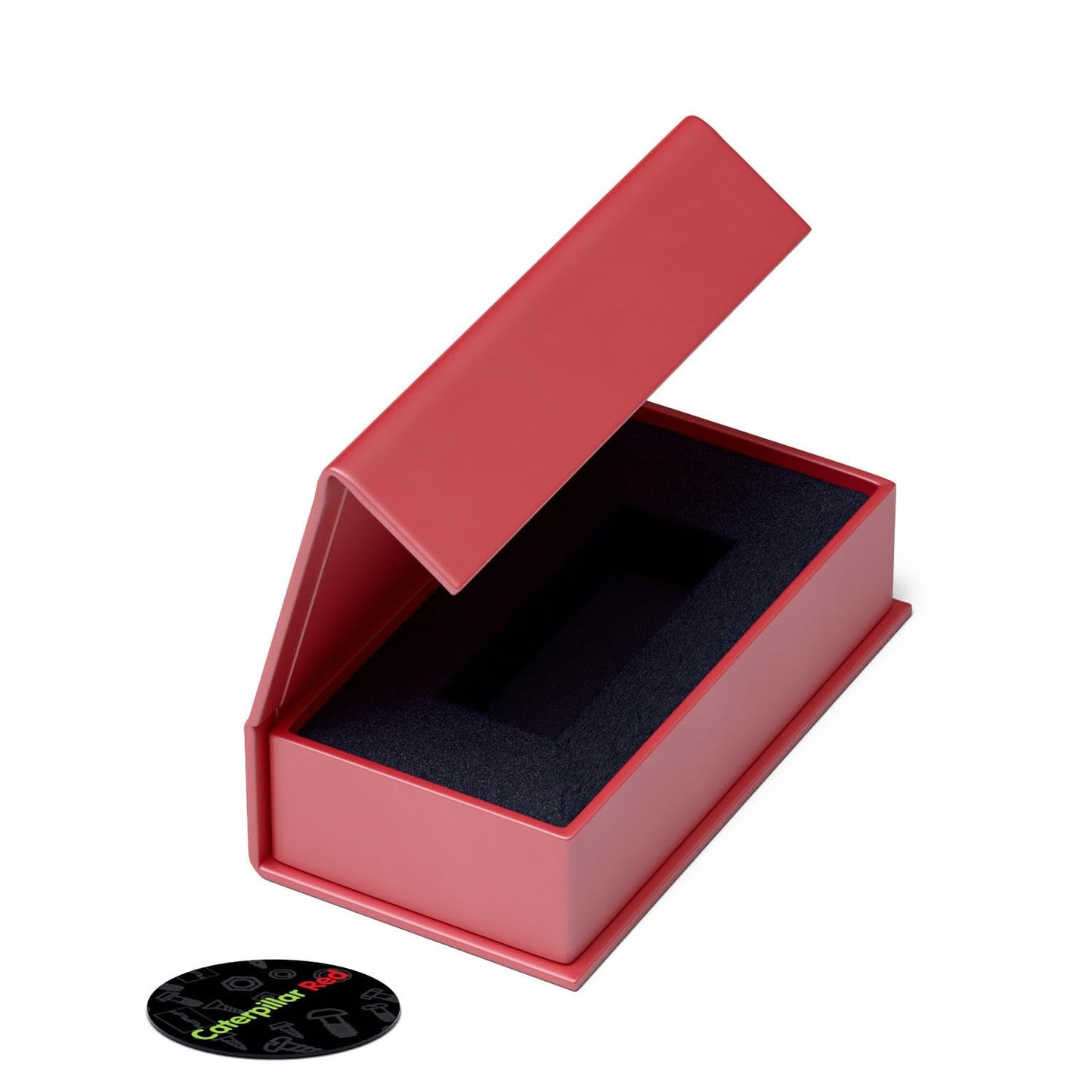 4 x Magnetic USB Presentation Gift Boxes, RED, flash drives, removable drives, Wedding USB Box, Wedding Presentation Gift Box, Photography, 4 in., Present Gift