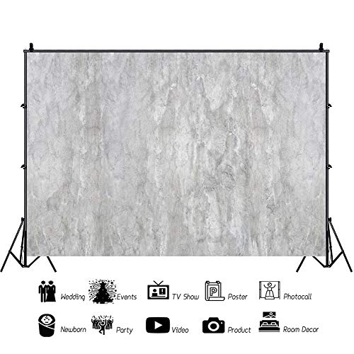 Laeacco 5x3ft Newly Painted Cement Wall Backdrop Abstract Plain Texture Cement Wall Photography Background Studio Artistic Photographic Shoot Eatery Decoration Rough Wallpaper Adult Model Portrait