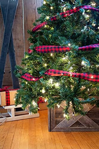 BARNWOODUSA Christmas Tree Collar or Box Made of Reclaimed Wood â€“ Rustic