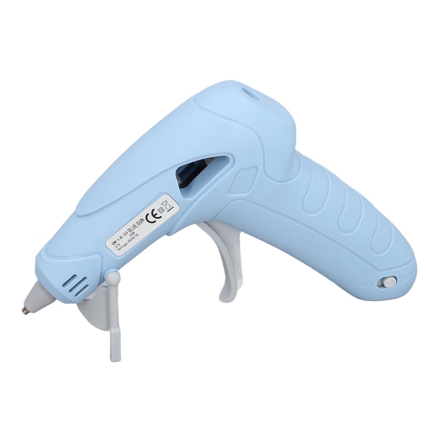 Cordless Hot Glue Gun, USB Rechargeable, Fast Preheating, Kit with 30 Glue Sticks, Portable, for Art and Decorations