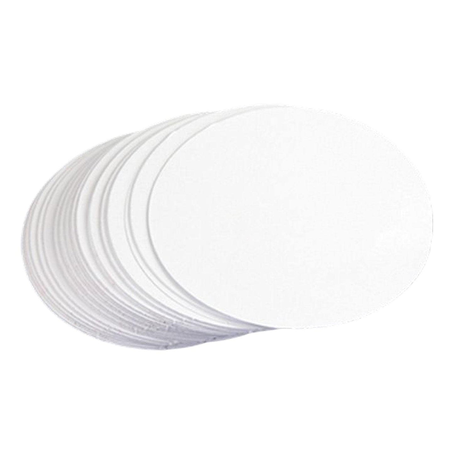 rockible 100 Pieces Button Badge Blank Paper Button Making Supplies Fitments Simple Using Lightweight Craft Making for DIY Lovers Friends Birthday, 58mm