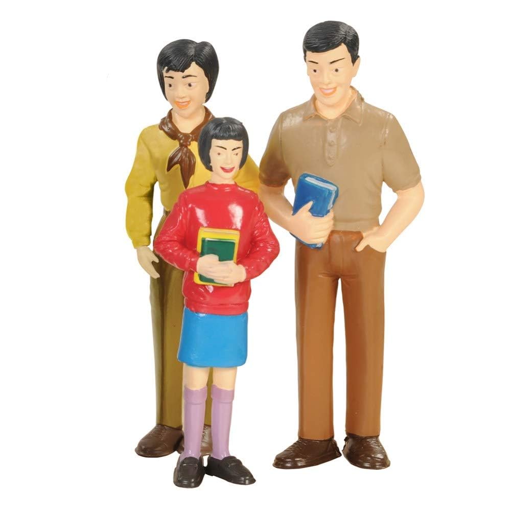 Cre8tive Minds Multi-Ethnic Pretend Play Family Set - 32 Pieces