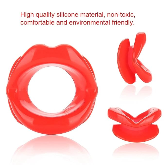 ZJchao Lip Trainer, Face Slim Exerciser Muscle Lips Trainer Tightener Silicone Face Lifting Lip Exerciser Mouth Muscle Tightening Tool Face Exercise Lips Trainer Face Beauty Tools for